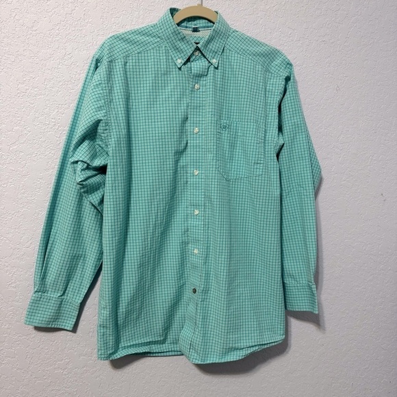 Ariat Pro Series Kernersville Classic Fit Long Sleeve Checkered Men’s Shirt - Picture 1 of 8